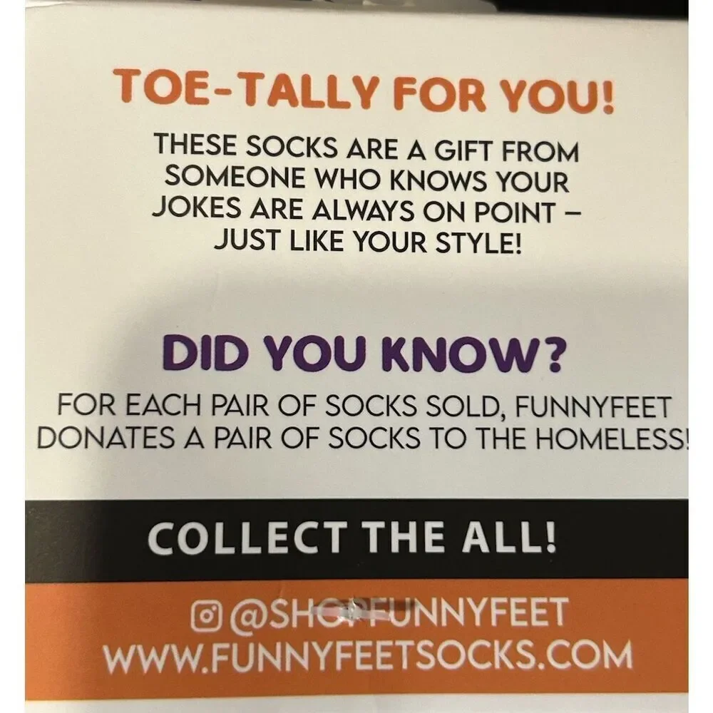 Funny Feet Dad Joke Socks